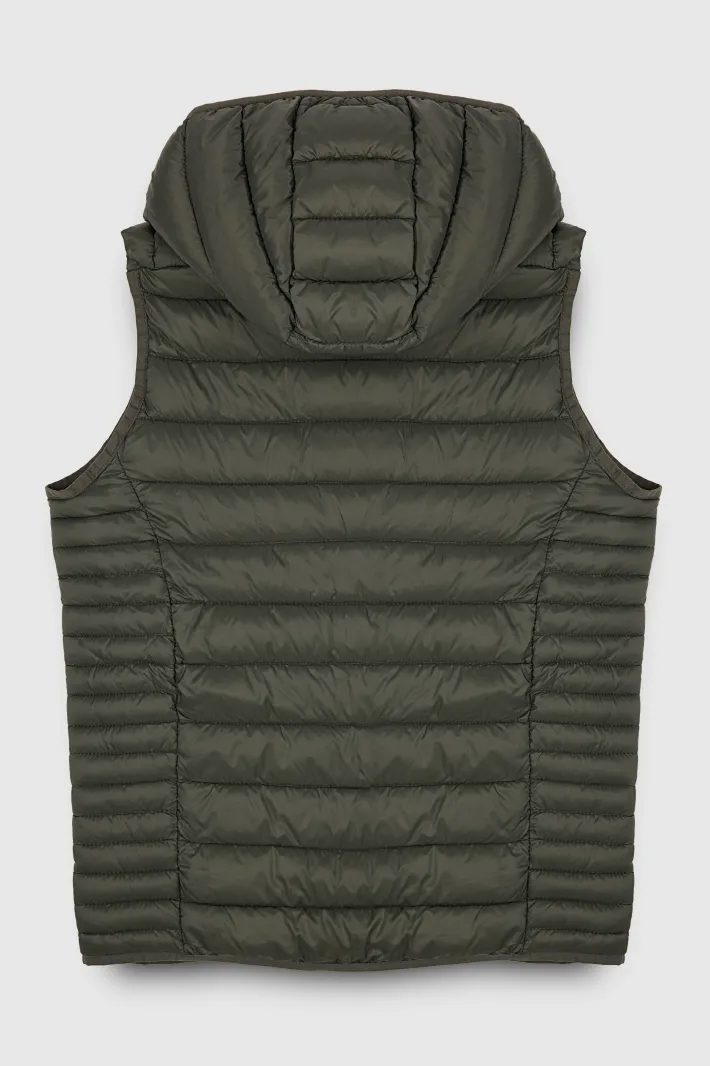 Teddy Smith Doudoune sans manches à capuche B-TERRY HOOD JR DEEP KAKI DEEPKAKI Fashion
