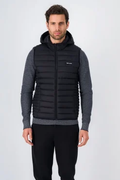 Teddy Smith Doudoune sans manches à capuche B-TERRY HOOD NOIR Store