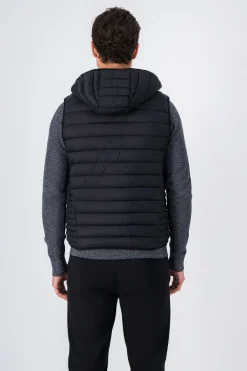 Teddy Smith Doudoune sans manches à capuche B-TERRY HOOD NOIR Store