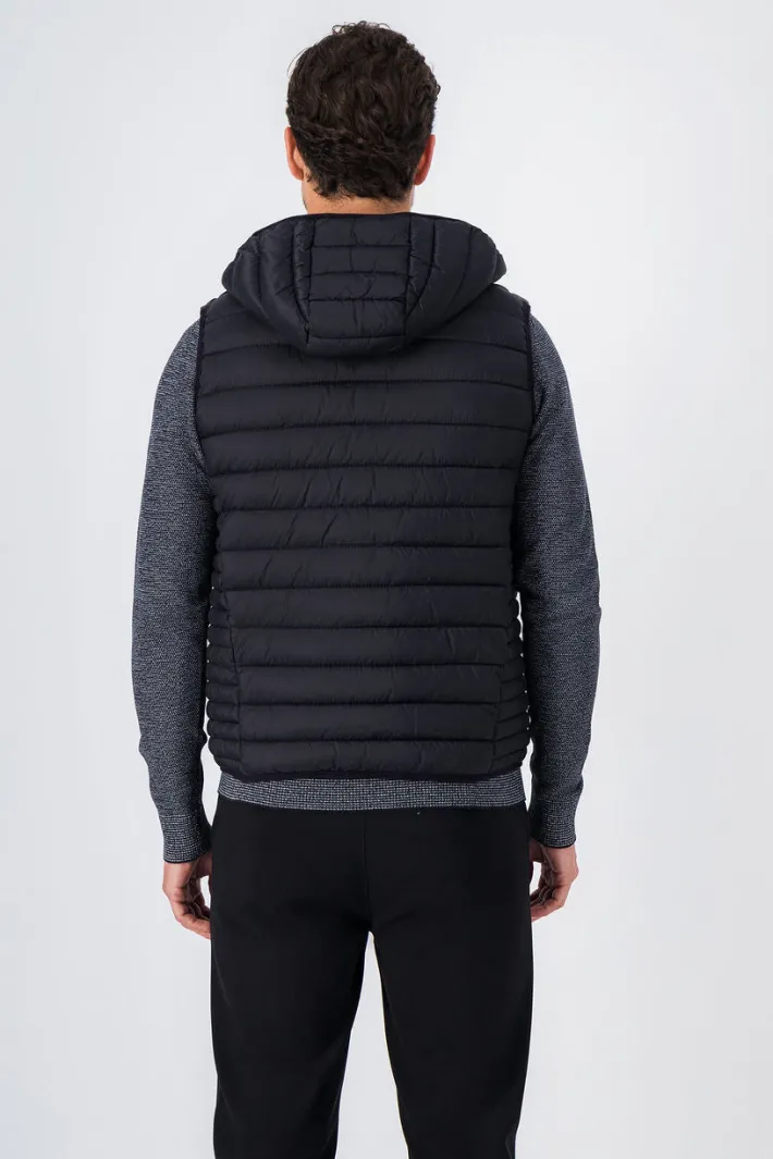 Teddy Smith Doudoune sans manches à capuche B-TERRY HOOD NOIR Store