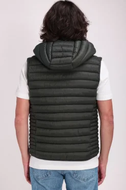Teddy Smith Doudoune sans manches à capuche B-TERRY HOOD 2 DEEP KAKI DEEPKAKI Best Sale