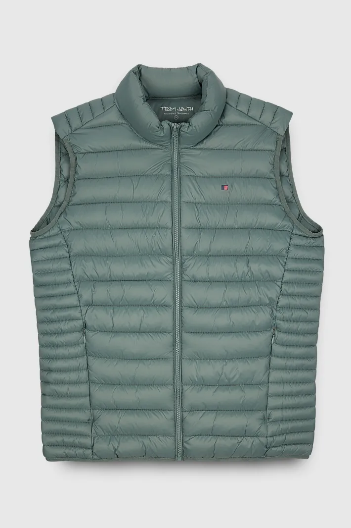Teddy Smith Doudoune sans manches à col montant B-TERRY VINTAGE KAKI VINTAGEKAKI Cheap