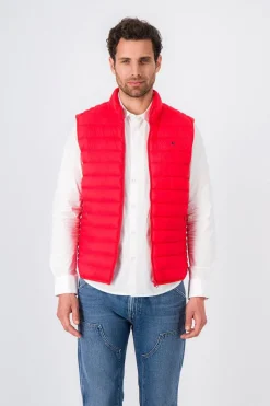 Teddy Smith Doudoune sans manches à col montant B-TERRY TRUE RED TRUERED Hot