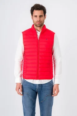 Teddy Smith Doudoune sans manches à col montant B-TERRY TRUE RED TRUERED Hot