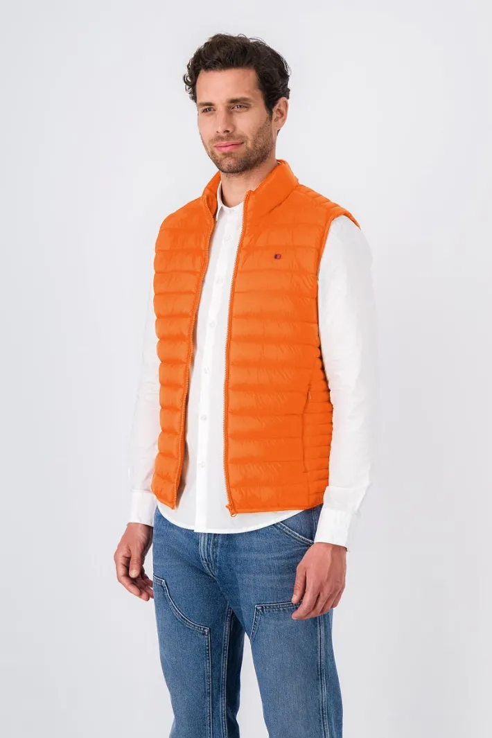 Teddy Smith Doudoune sans manches à col montant B-TERRY TANGERINE Fashion