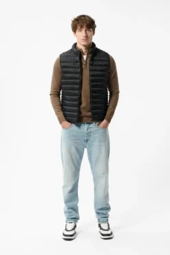 Teddy Smith Doudoune sans manches col montant B-TERRY NOIR Discount