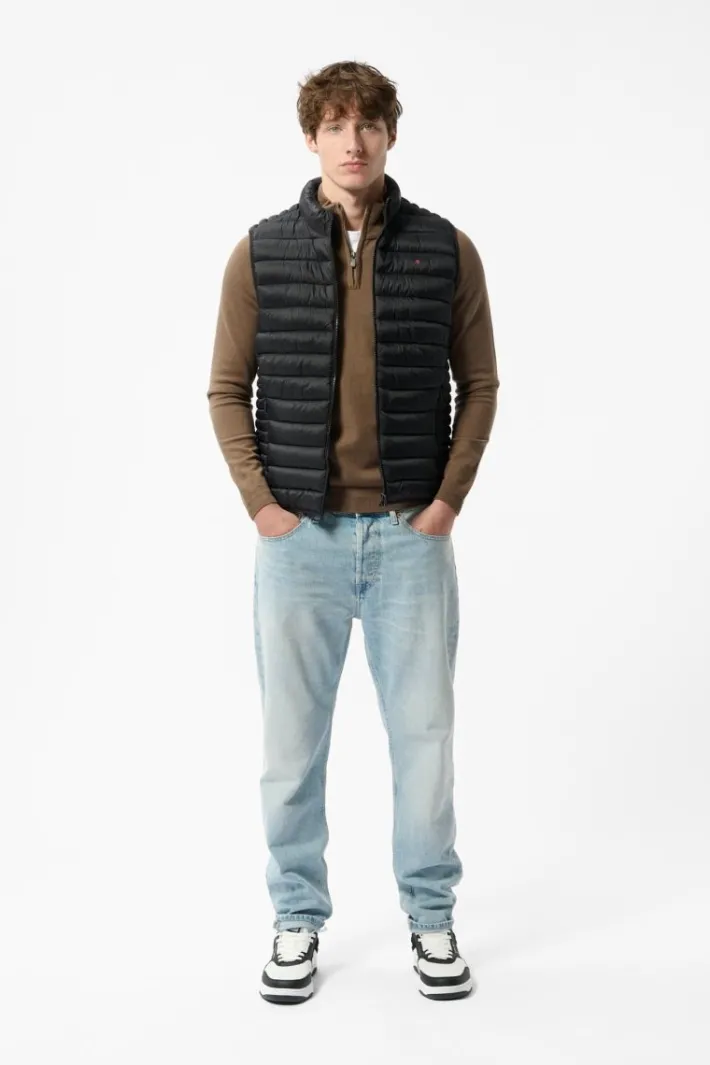 Teddy Smith Doudoune sans manches col montant B-TERRY NOIR Discount