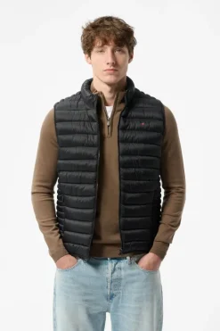 Teddy Smith Doudoune sans manches col montant B-TERRY NOIR Discount