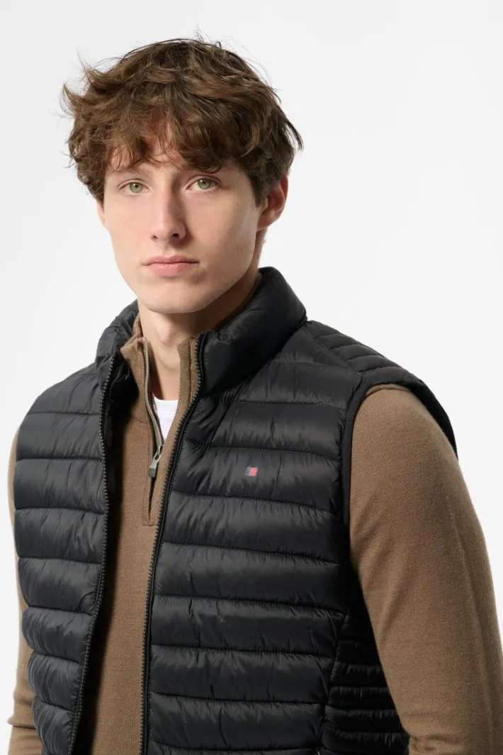 Teddy Smith Doudoune sans manches col montant B-TERRY NOIR Discount