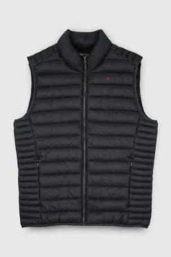 Teddy Smith Doudoune sans manches col montant B-TERRY NOIR Discount