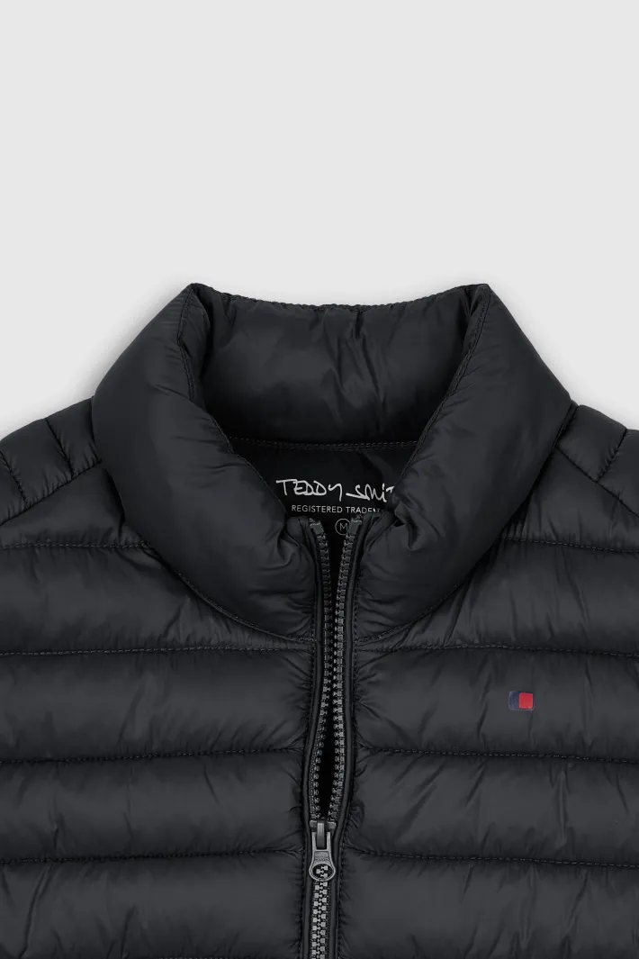 Teddy Smith Doudoune sans manches col montant B-TERRY NOIR Discount