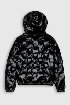 Teddy Smith Doudoune simili cuir LOUISA JR NOIR Cheap