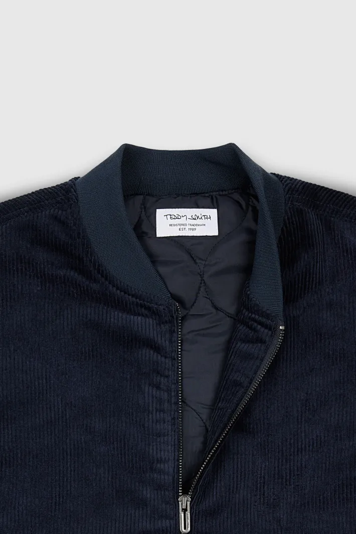 Teddy Smith Gilet G-AMERY ZIP TOTAL NAVY TOTALNAVY Best