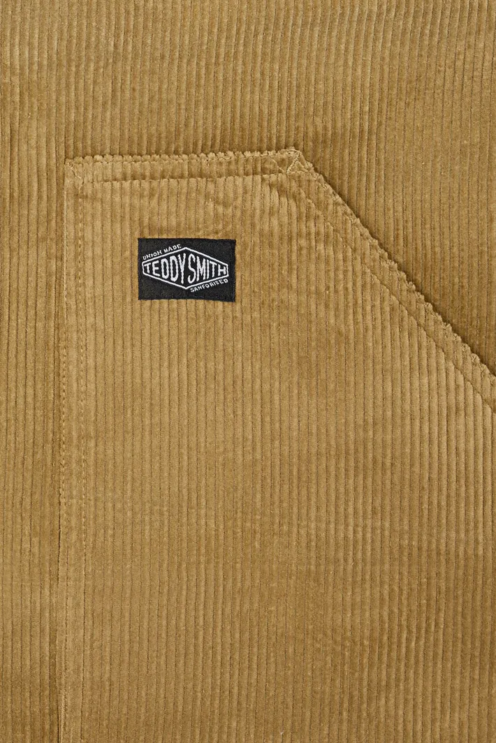 Teddy Smith Gilet G-AMERY ZIP WORKER BEIGE WORKERBEIGE Hot