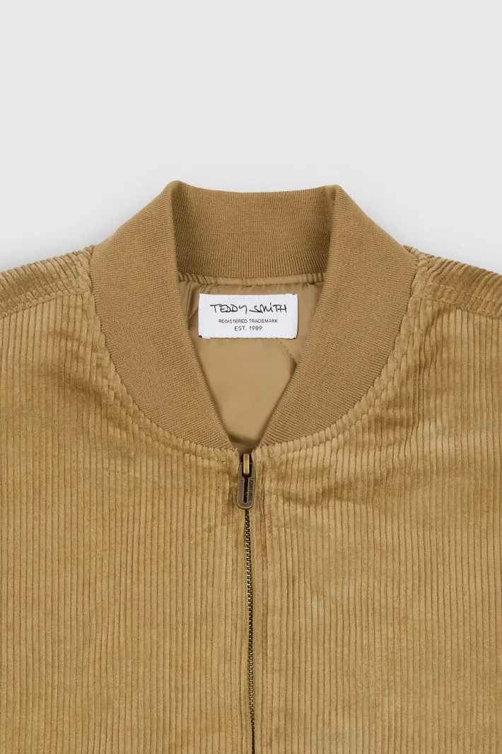 Teddy Smith Gilet G-AMERY ZIP WORKER BEIGE WORKERBEIGE Hot