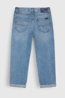 Teddy Smith Jean coupe 5 poches DAD PANT JR VINTAGE/INDIGO Shop
