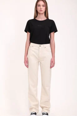 Teddy Smith Jean coupe 5 poches P-ANGEL STRAIGHT NATUREL Cheap
