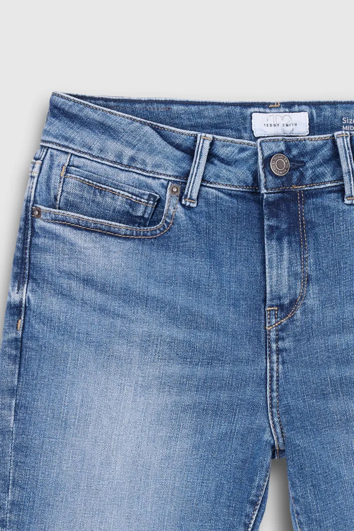 Teddy Smith Jean coupe 5 poches P-PEPPER SLIM VINTAGE/INDIGO Best Sale