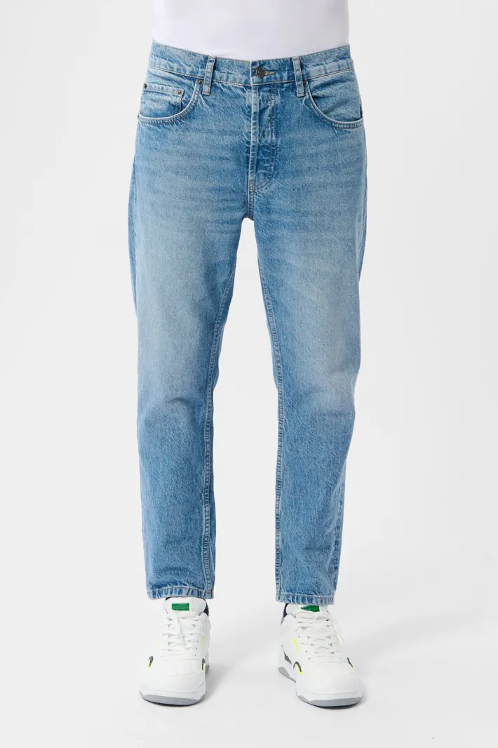 Teddy Smith Jean coupe décontractée DAD CROPPED FRIPP/INDIGO CLAIR Best