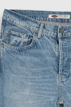Teddy Smith Jean coupe décontractée DAD CROPPED FRIPP/INDIGO CLAIR Best