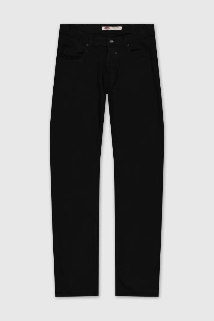 Teddy Smith Jean coupe droite REG longueur 34 NOIR Outlet