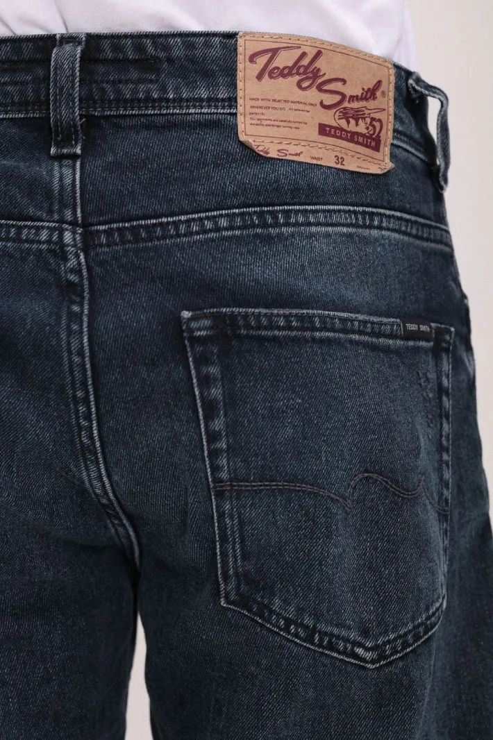 Teddy Smith Jean coupe droite REG longueur 34 BLUE BLACK BLUEBLACK Store