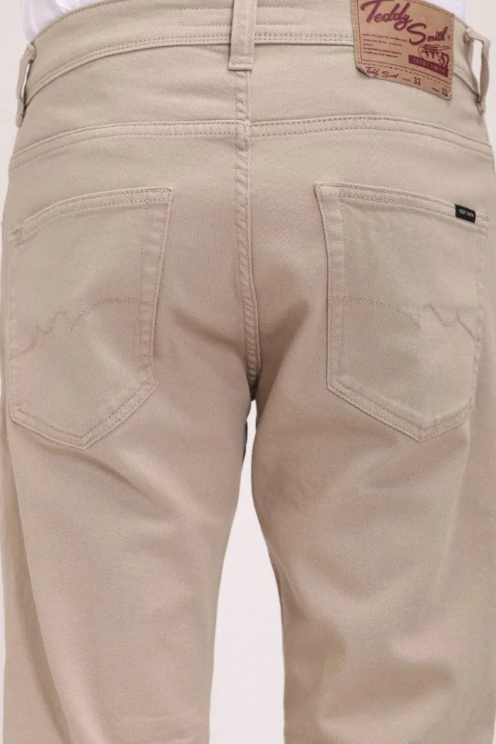 Teddy Smith Jean coupe droite REG longueur 32 BEIGE Shop