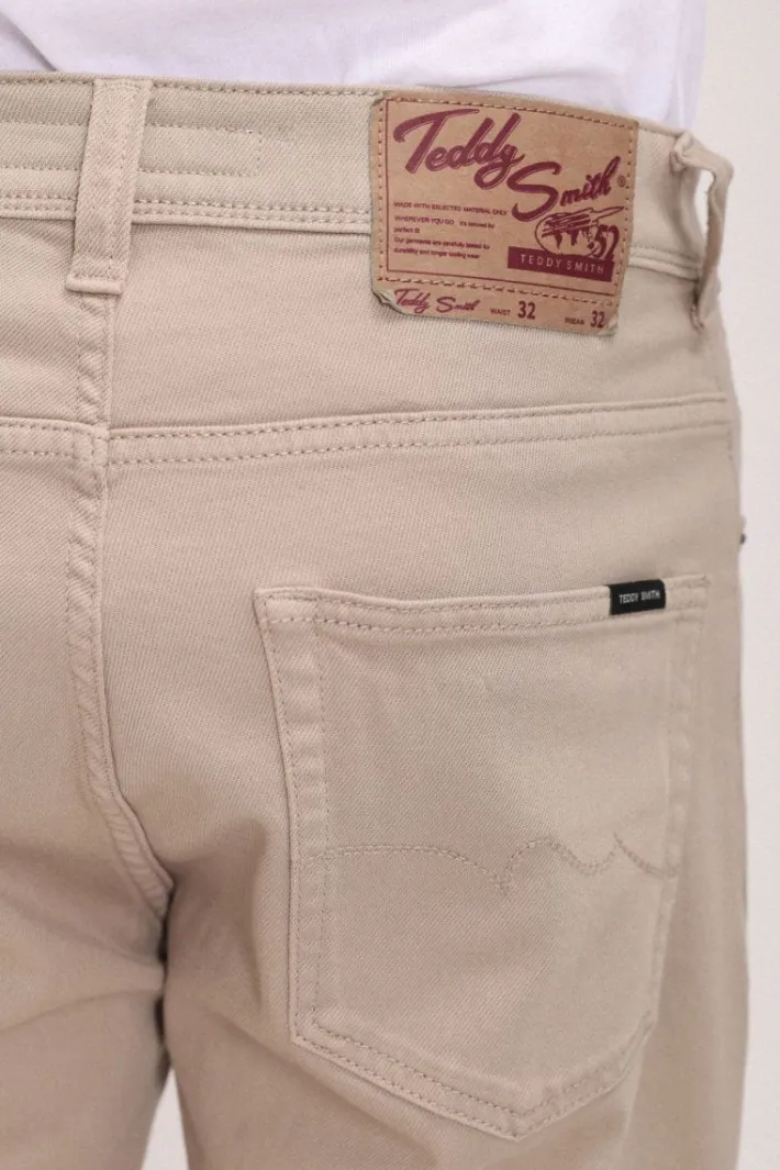 Teddy Smith Jean coupe droite REG longueur 32 BEIGE Shop