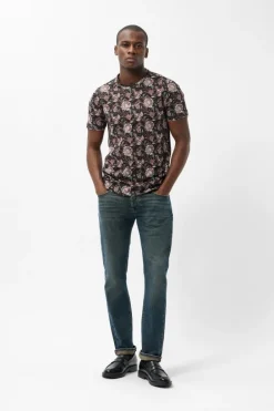 Teddy Smith Jean coupe droite ROPE REG longueur 32 DYE Shop