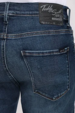 Teddy Smith Jean coupe regular slim ROCK DUAL MOVE longueur 32 OLD/ENCRE Outlet