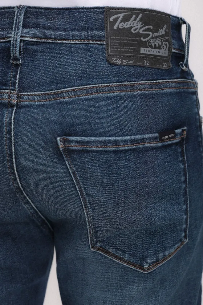 Teddy Smith Jean coupe regular slim ROCK DUAL MOVE longueur 32 OLD/ENCRE Outlet