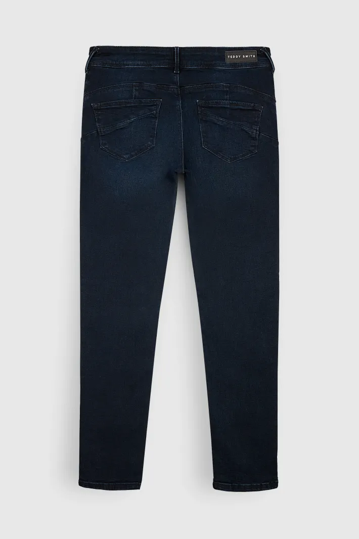 Teddy Smith Jean coupe slim 5 poches PIN UP SLIM BLUE BLACK BLUEBLACK Cheap