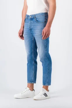 Teddy Smith Jean coupe étroite DAD CROPPED FRIPP/INDIGO CLAIR Cheap