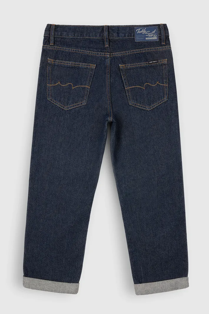 Teddy Smith Jean DAD PANT JR DARK BLUE Best