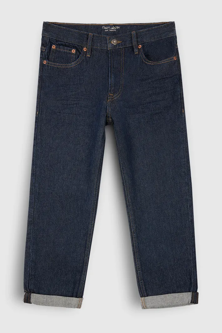 Teddy Smith Jean DAD PANT JR DARK BLUE Best