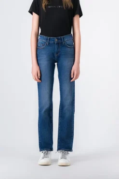 Teddy Smith Jean denim coupe 5 poches P-PEPPER JR STR VINTAGE/INDIGO Best