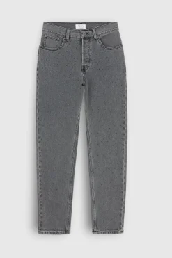 Teddy Smith Jean denim coupe 5 poches mom P-MOM GREY New