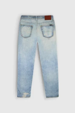 Teddy Smith Jean denim coupe décontractée DAD PANT FRIPP/INDIGO CLAIR Clearance