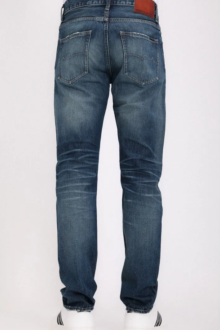 Teddy Smith Jean denim coupe regular slim ROCK MUST OLD/ENCRE Store