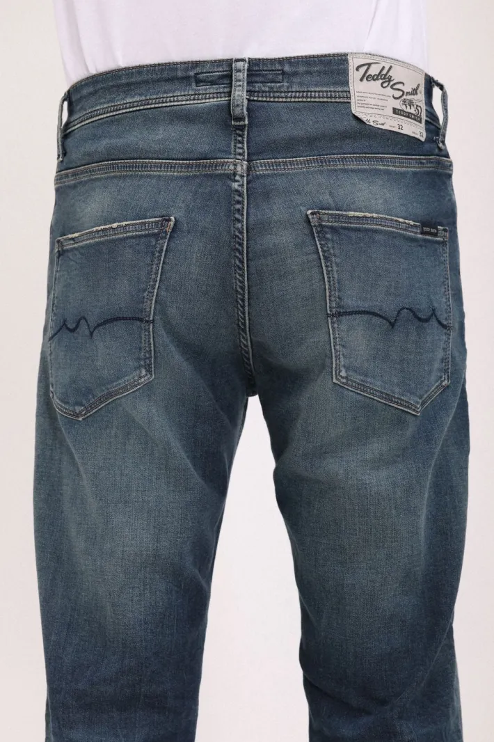 Teddy Smith Jean denim coupe slim DEAN SLIM DYE New