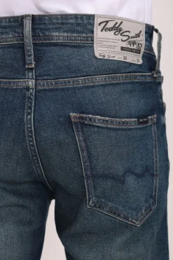 Teddy Smith Jean denim coupe slim DEAN SLIM OLD/ENCRE Cheap