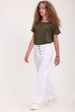 Teddy Smith Jean P-ELECTRA JR BU BLANC Sale