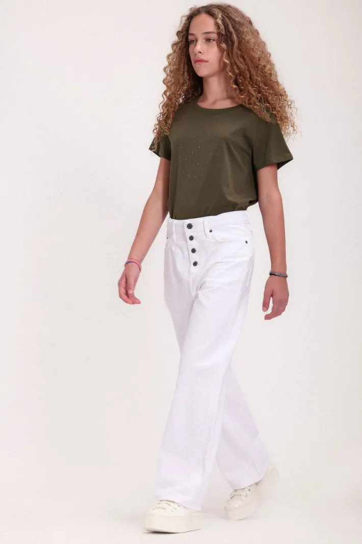 Teddy Smith Jean P-ELECTRA JR BU BLANC Sale