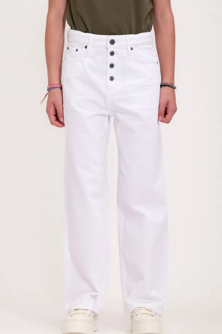 Teddy Smith Jean P-ELECTRA JR BU BLANC Sale