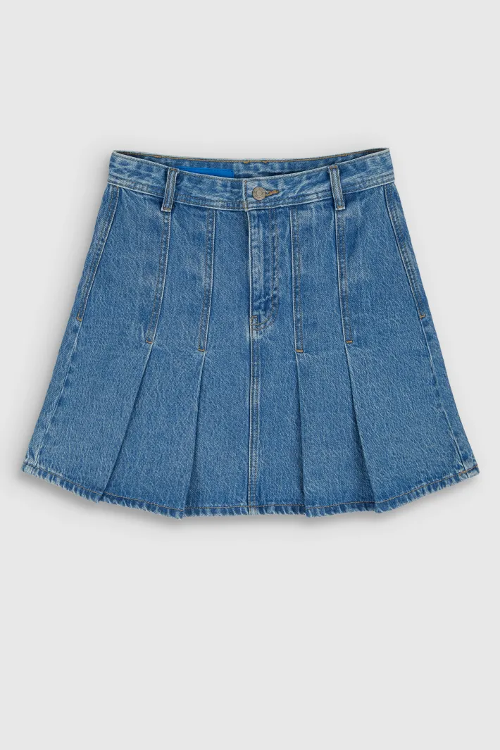 Teddy Smith Jupe courte J-ANNE FRIPP/INDIGO CLAIR Store