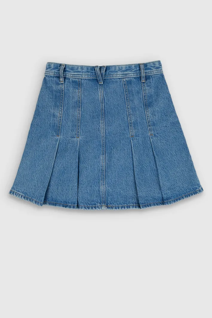 Teddy Smith Jupe courte J-ANNE FRIPP/INDIGO CLAIR Store