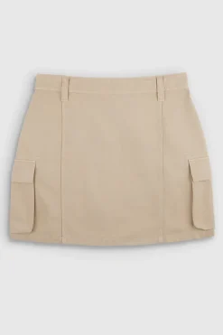 Teddy Smith Jupe courte taille haute J-STAY CARGO BEIGE Hot