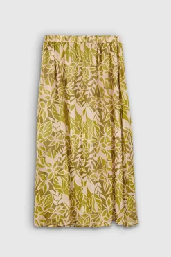 Teddy Smith Jupe longue plissée MANON LEMON GREEN LEMONGREEN Best Sale