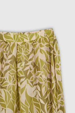 Teddy Smith Jupe longue plissée MANON LEMON GREEN LEMONGREEN Best Sale