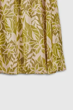 Teddy Smith Jupe longue plissée MANON LEMON GREEN LEMONGREEN Best Sale